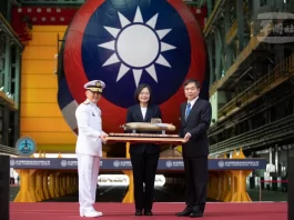 President Tsai Ing-wen Unveils Taiwan's Own Submarine