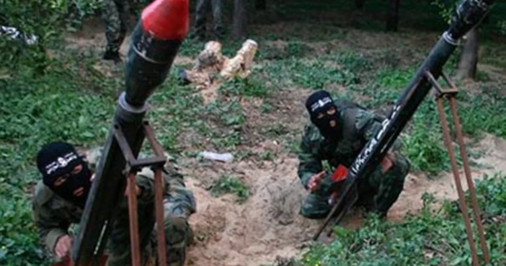 Hamas with Rocket Launchers