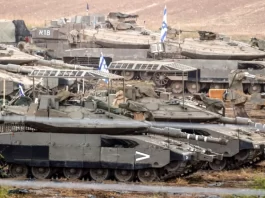 Israeli Merkava 4 Tanks Get Anti-Drone Cages.