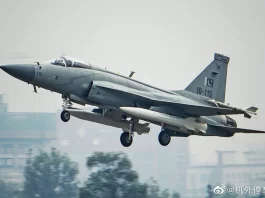 Pakistani JF-17 carrying two CM-400AKG Missiles