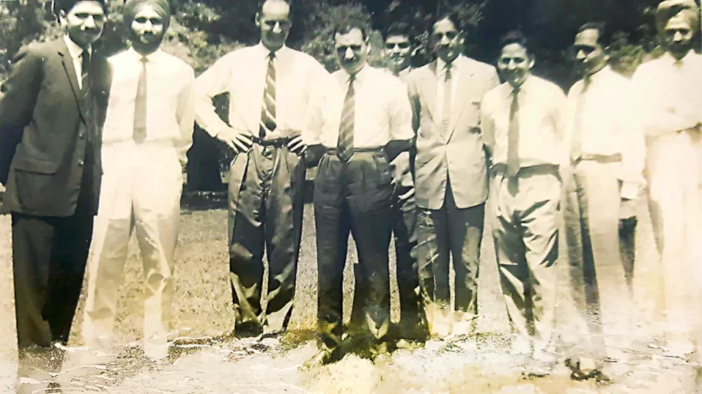 Brig SR Oberoi, the Brigade Commander and his staff with the UN Observer.