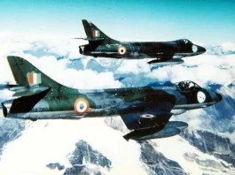 Indian Air Force Hunter Aircraft