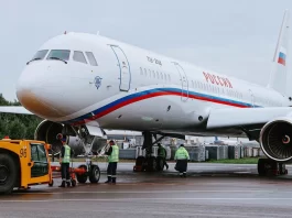 New Tu-214 aircraft equipped with PS-90A engine,
