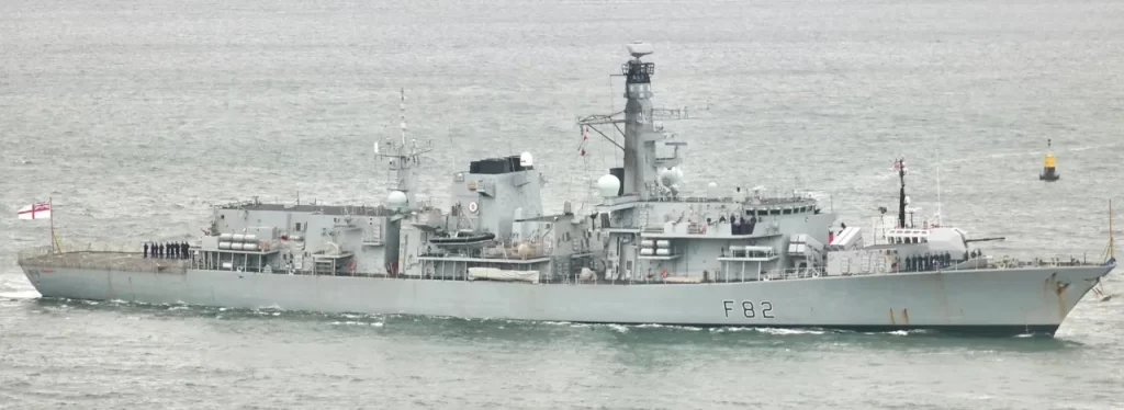  Royal Navy Type 23 frigate F 82 Somerset