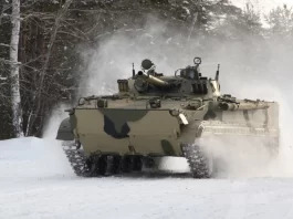 BMP-3 in Snow
