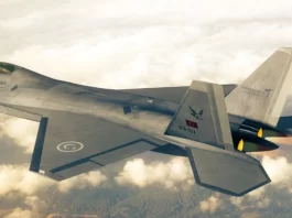 CGI of Turkish KAAN Fifth Generation Fighter