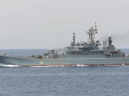 Russian Landing Ship 'Tsezar' Kunikov'