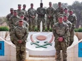 US and Niger Troops in Niamey