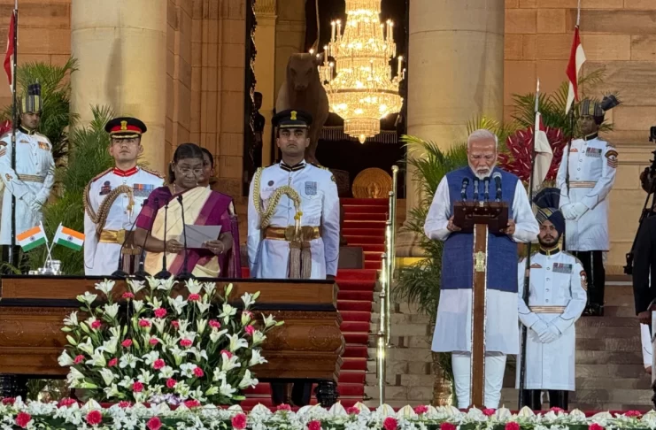 Narendra Modi takes oath as Prime Minister for the third term