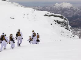 A Norwegian Patrol on the Ice