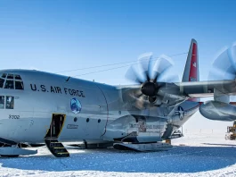 LC-130 in Antarctic