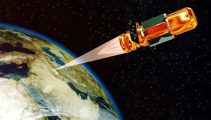 Satellite-based directed-energy weapon