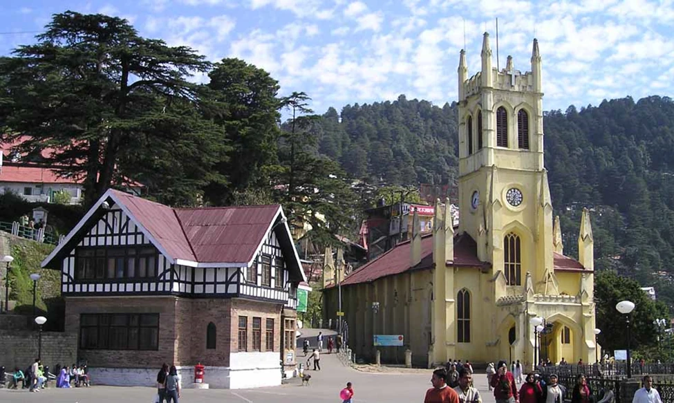 The Ridge - A large area above the mall where people gather in large numbers. The Christ Church which was built in 1857 is the second oldest church in North India