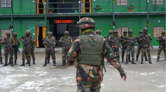 Indian Army in Twang Sector