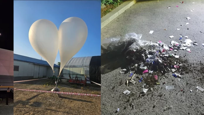 North Korean balloons bring trash to South Korea