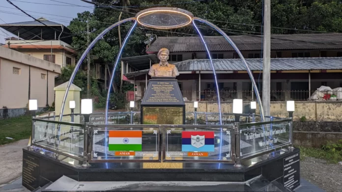 The Ramapuram Memorial for Maj. Parameshwaran, PVC