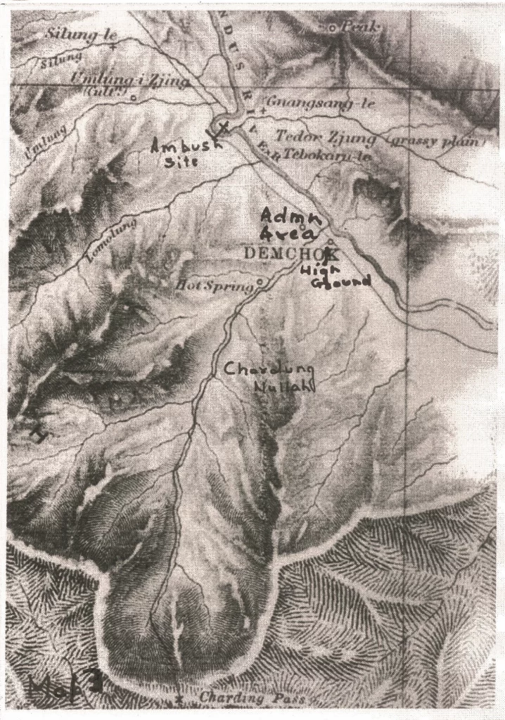 Map 3 - Demchok Area