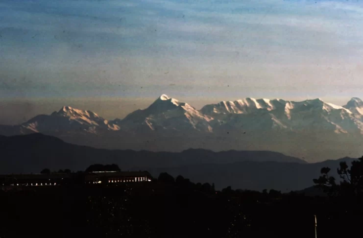 View from Regimental Centre Officers’ Mess in Ranikhet