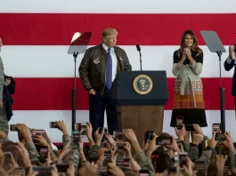 President Talks to Troops at Yokota Air Base, Nov 6, 2017