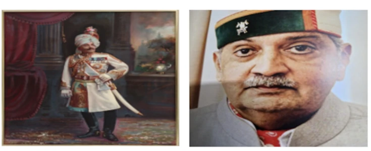   Sir Pratap Singh & the present Maharaja Gaj Singh II of Jodhpur