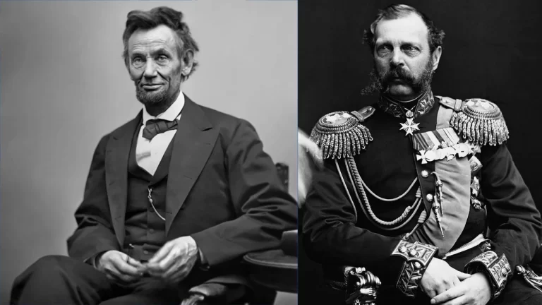 US President Abraham Lincoln and Russian Emperor Alexander II