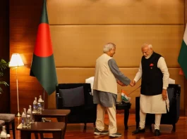Professor Muhammad Yunus and Indian Prime Minister at Sixth BIMSTEC Summit