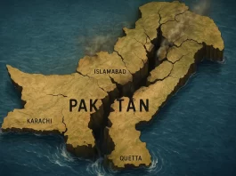 Sinking Pakistani Map