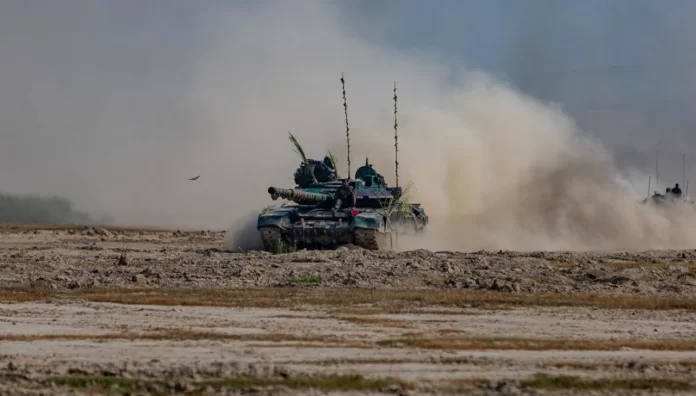 Indian Army T-90S Bhishma Main Battle Tank