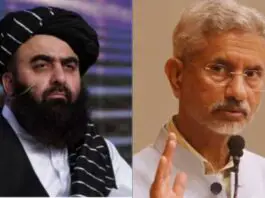 Afghanistan's Foreign Minister Amir Khan Muttaqi and External Affairs Minister S. Jaishankar