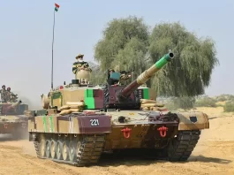 PM Modi Riding Arjun Tank