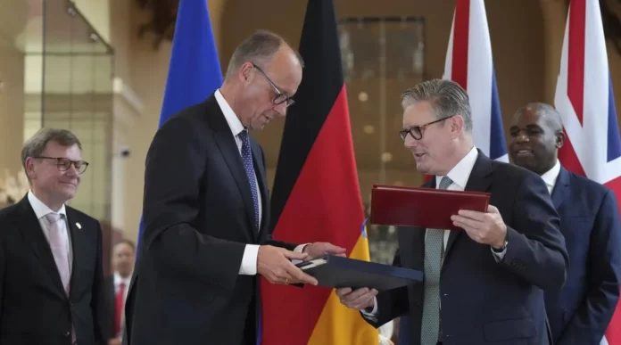 Kensington Treaty Signing between UK and Germany Kensington Treaty Signing between UK and Germany