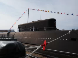 Nuclear-powered strategic missile submarine K-555 Prince Pozharsky