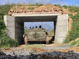 Covered shelter for equipment in the Kobryn fortified area