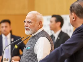 PM addressing at the Exchange of MoUs & Joint Press Statements in Tokyo