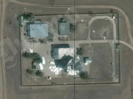 The Russian TRLK-10 "Skala-M" radar station in Abrikosivka in Crimea 