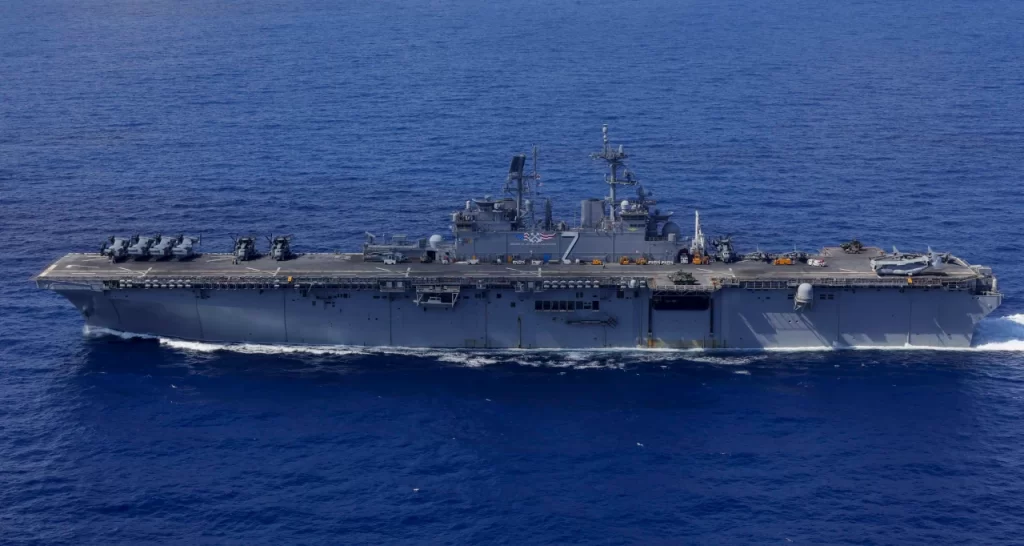 Wasp-class amphibious assault ship USS Iwo Jima