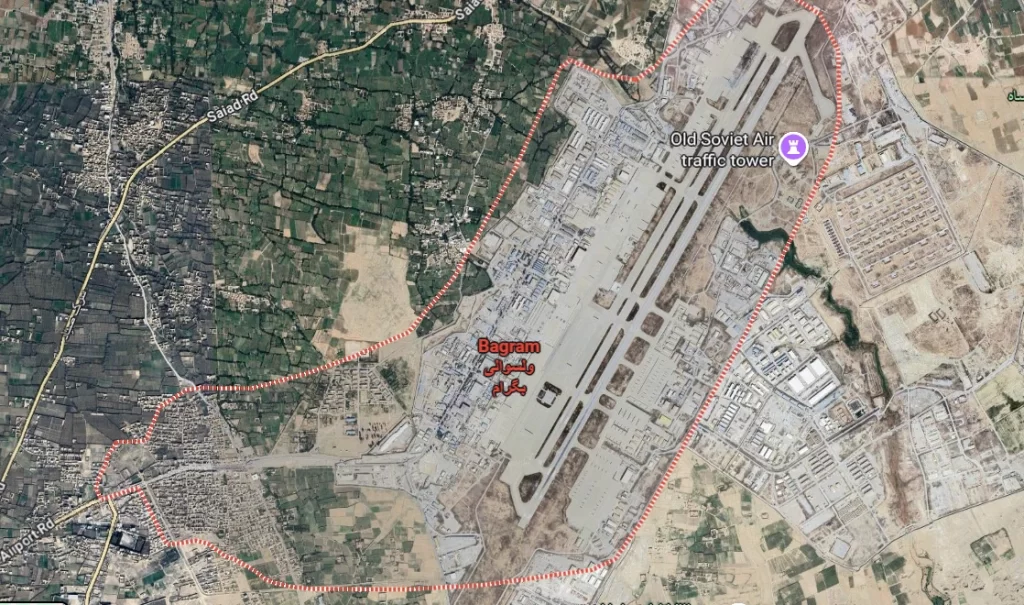 Bagram Airbase Map