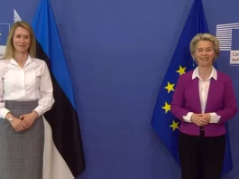 Kaja Kallas and Ursula von der Leyen