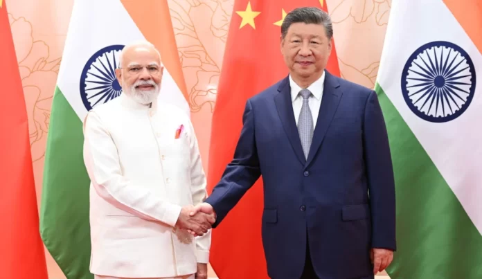 President Xi Jinping met with Indian Prime Minister Modi at the Tianjin Guest House