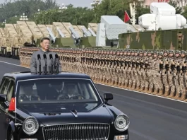 Xi Jinping Inspecting Troops