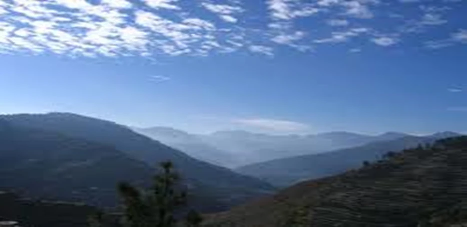 Panoramic view of the Kumaon Hills & Valleys