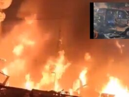 Car Blast Visuals at Red Fort