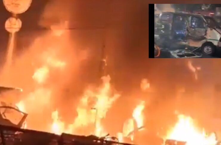 Car Blast Visuals at Red Fort