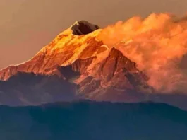 Majestic Trishul View from Lt. Gen. Bhandari’s cottage
