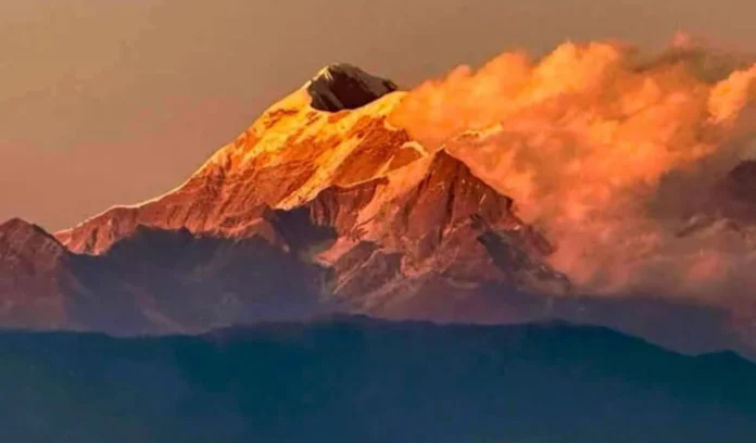 Majestic Trishul View from Lt Gen Bhandari’s cottage Majestic Trishul View from Lt. Gen. Bhandari’s cottage