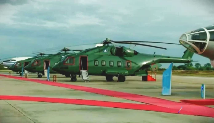 Mi-38T Helicopter Myanmar