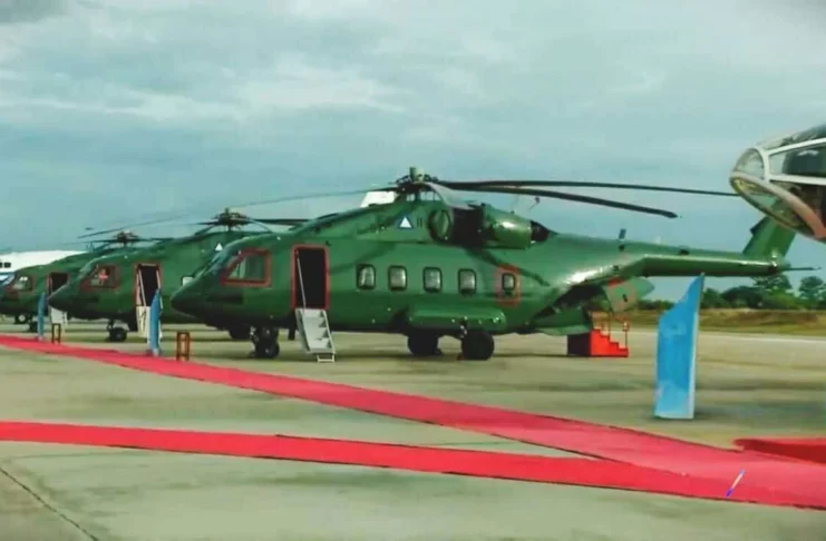Mi-38T Helicopter Myanmar