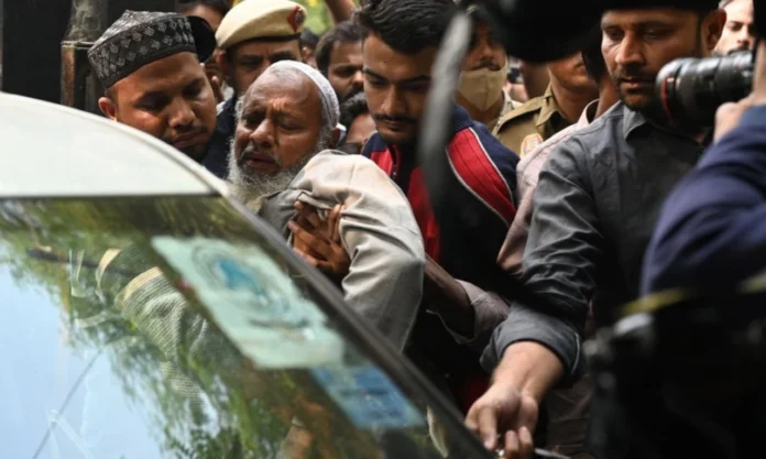 Family members of Nauman, who lost his life in the Delhi’s Red Fort bomb blast