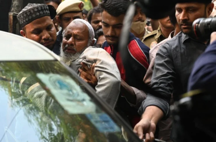 Family members of Nauman, who lost his life in the Delhi’s Red Fort bomb blast