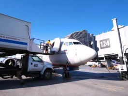 Russian Aircraft at Terminal